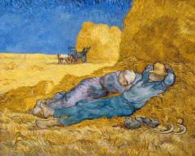 Noon, or The Siesta, after Millet - Vincent van Gogh