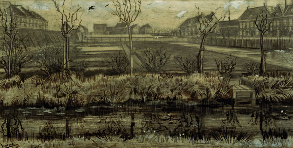 V.van Gogh, Nursery on Schenkweg / Draw. od Vincent van Gogh