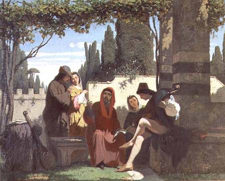 Florentine troubadours in the 14th century od Vincenzo Cabianca