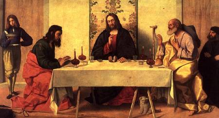 The Supper at Emmaus od Vincenzo di Biagio Catena