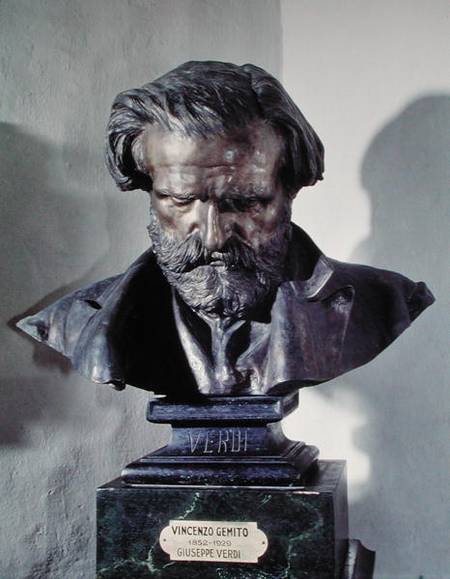 Bust of Guiseppe Verdi (1813-1901) od Vincenzo Gemito