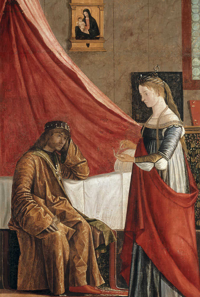 Carpaccio / Arrival..., King with Ursula od Vittore Carpaccio