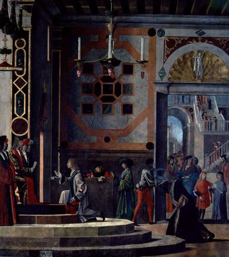 The Departure of the English Ambassadors, from the St. Ursula cycle od Vittore Carpaccio