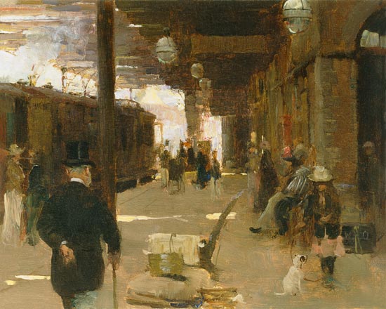 Hastings Railway Station od Walter Frederick Osborne