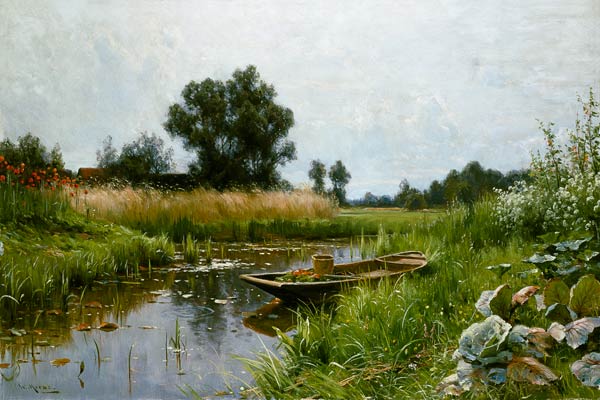 Idyll at the water od Walter Moras