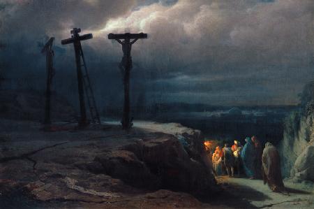 Abend über Golgotha