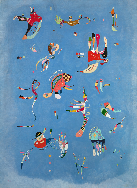 Sky Blue od Wassily Kandinsky