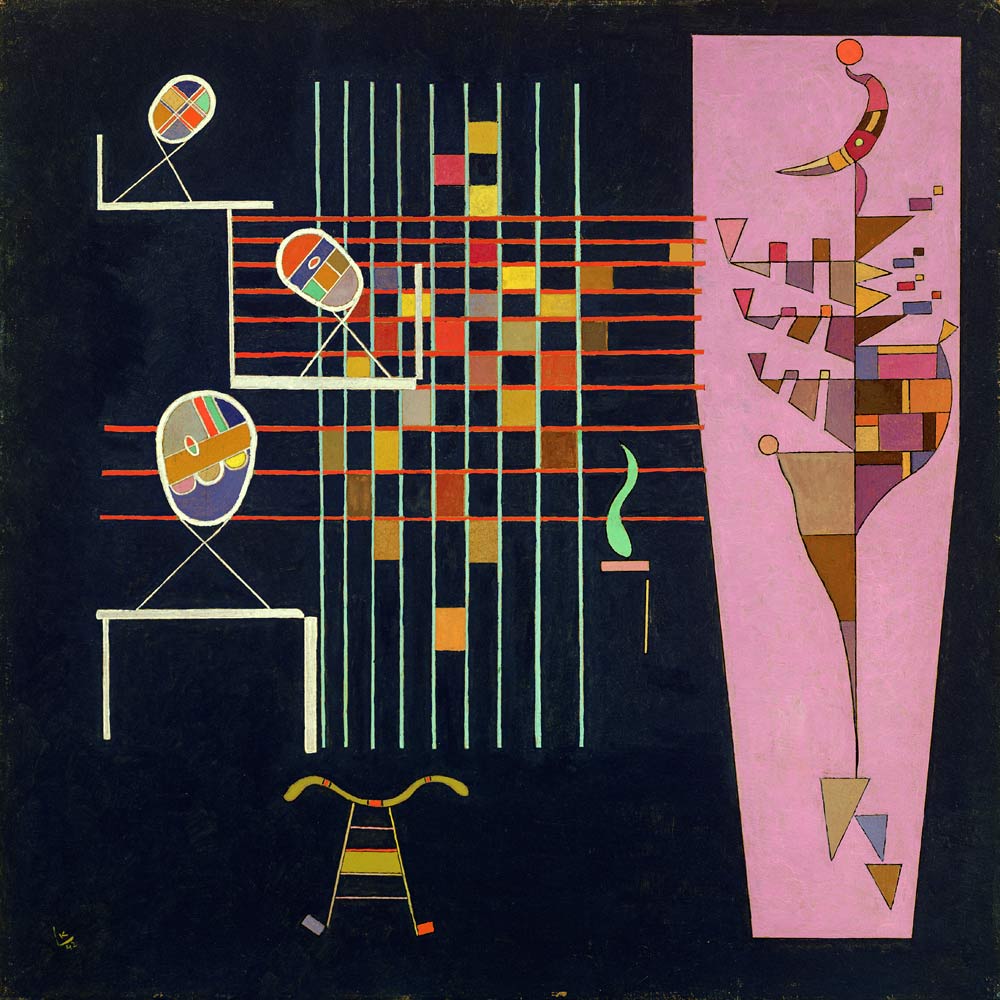 The Three Ovals od Wassily Kandinsky