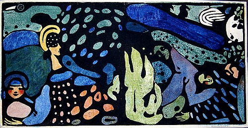 Dreaming Children  od Wassily Kandinsky