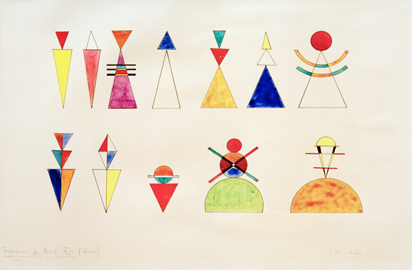 Pictures at an Exhibition, Figures, Image XVI od Wassily Kandinsky