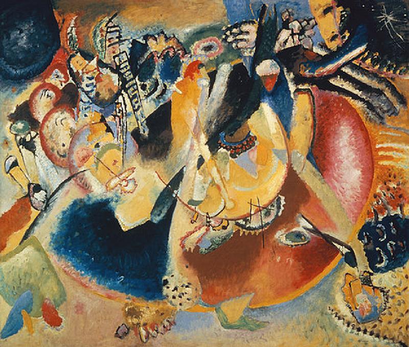 Improvisation mit kalten Formen od Wassily Kandinsky