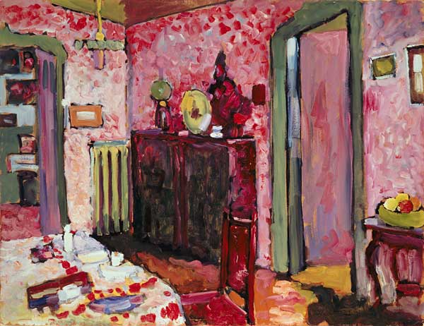 Living room in the Ainmillerstraße 36. od Wassily Kandinsky
