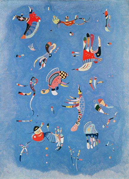 Sky blue. od Wassily Kandinsky