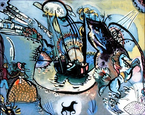 The Harbour od Wassily Kandinsky