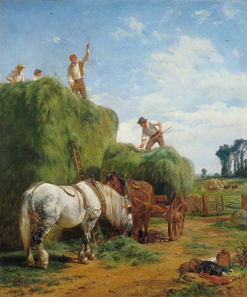 Haymaking at Kingweston od W.H. Hopkins