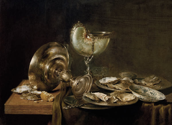Heda , Still-life with Nautilus Cup od Willem Claesz Heda