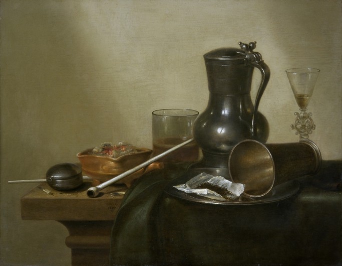 Tobacco Still Life od Willem Claesz Heda