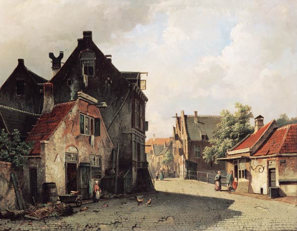 A Dutch Town od Willem Koekkoek