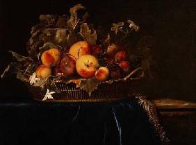 Still Life of Fruit in a Basket