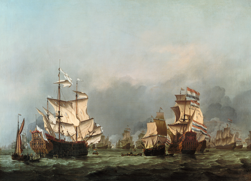 The Surrender of the Royal Prince, 3rd June od Willem van de Velde d.J.