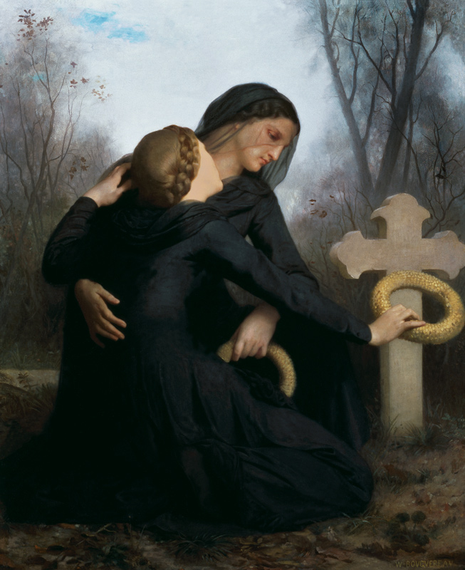 Le Jour des Morts (All Saints Day) od William Adolphe Bouguereau