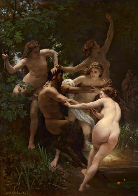 Nymphs and Satyr