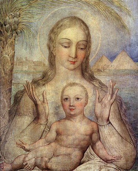 The Virgin and Child in Egypt od William Blake