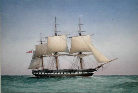 '50-gun Frigate HMS 'Arethusa' od William Frederick Mitchell