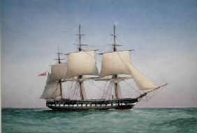 '50-gun Frigate HMS 'Arethusa'