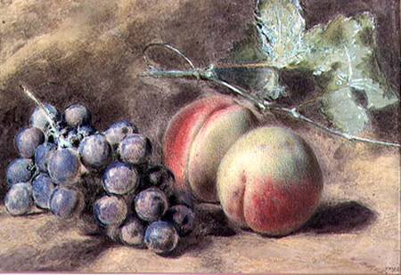 Grapes and Peaches od William Henry Hunt