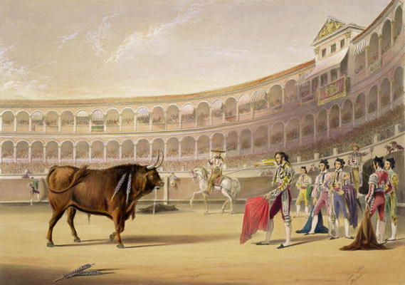 The Matador, 1865 (colour litho) od William Henry Lake Price