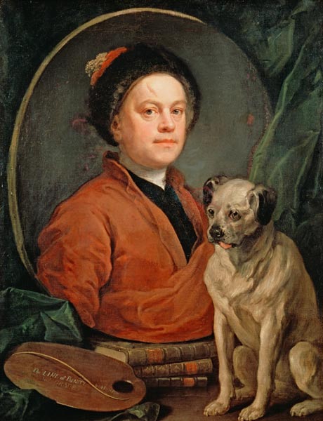 Self-portrait od William Hogarth