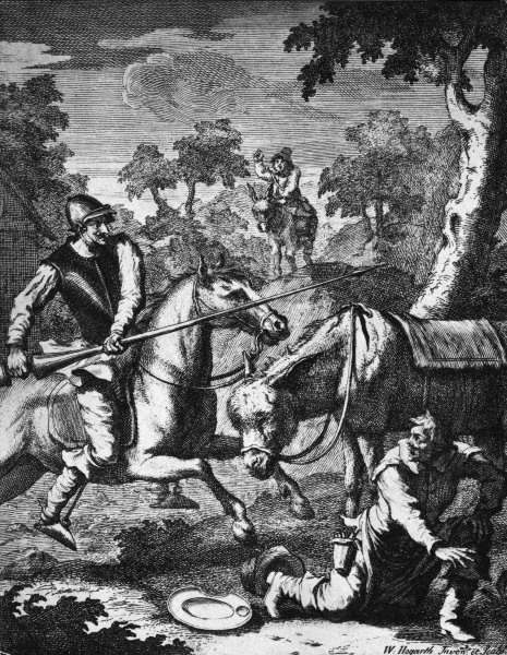 Cervantes, Don Quixote / Engr.by Hogarth od William Hogarth