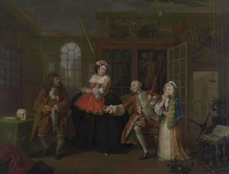 Marriage à-la-mode. 3. The Inspection od William Hogarth