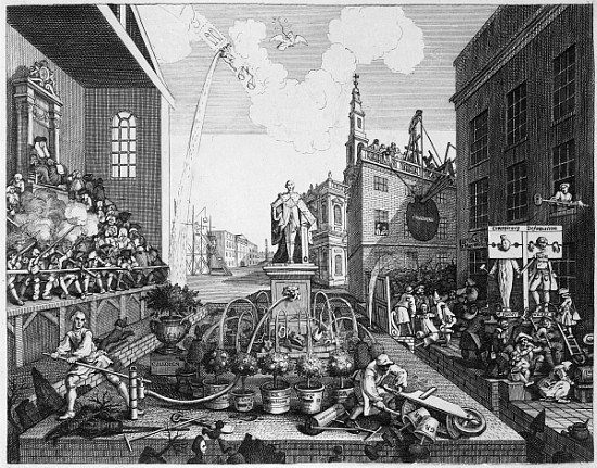 The Times, Plate II od William Hogarth