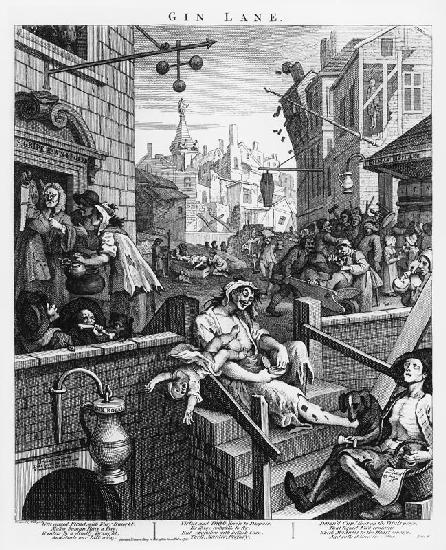 W.Hogarth, Gin Lane