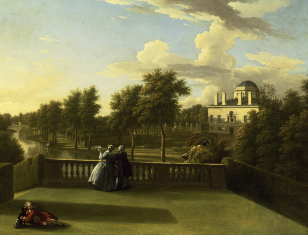 W.Hogarth, Chiswick House, 1741. od William Hogarth