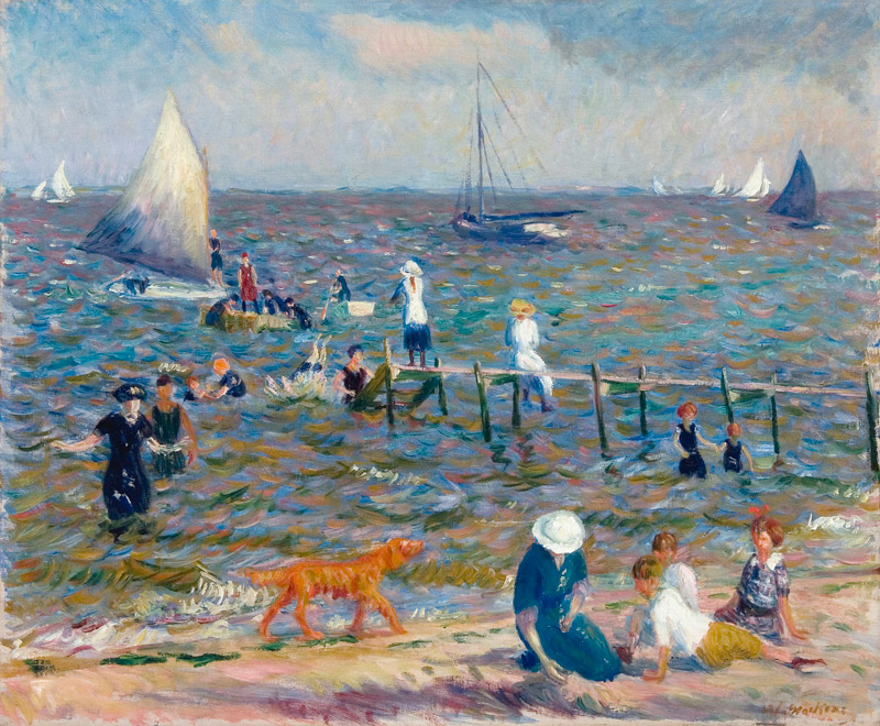 The Little Pier od William James Glackens