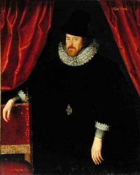 Portrait of Francis Bacon (1561-1626) 1st Baron of Verulam and Viscount of St. Albans