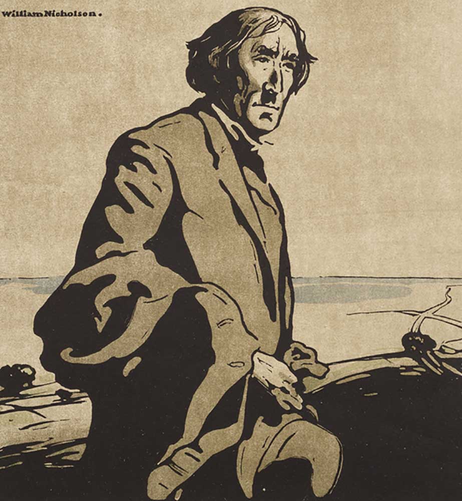 Portrait of Sir Henry Irving, from Twelve Portraits, First Series, 1899 od William Nicholson