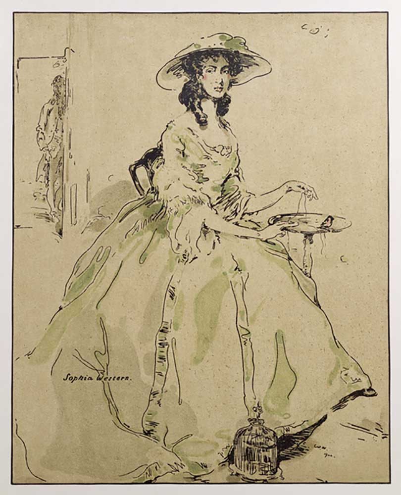 Sophia Western, illustration from Characters of Romance, first published 1900 od William Nicholson
