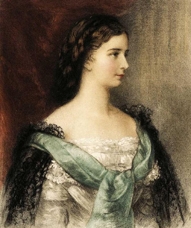 Portrait der Kaiserin Elisabeth von Österreich od William Unger