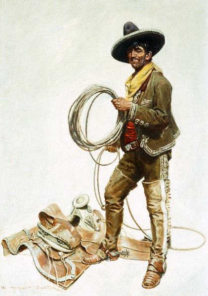 Mexikanischer Cowboy. od William Herbert Dunton