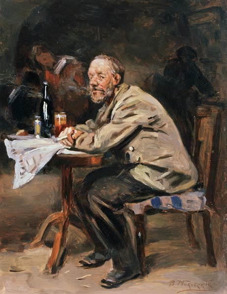 A Drinker od Wladimir Jegorowitsch Makowski