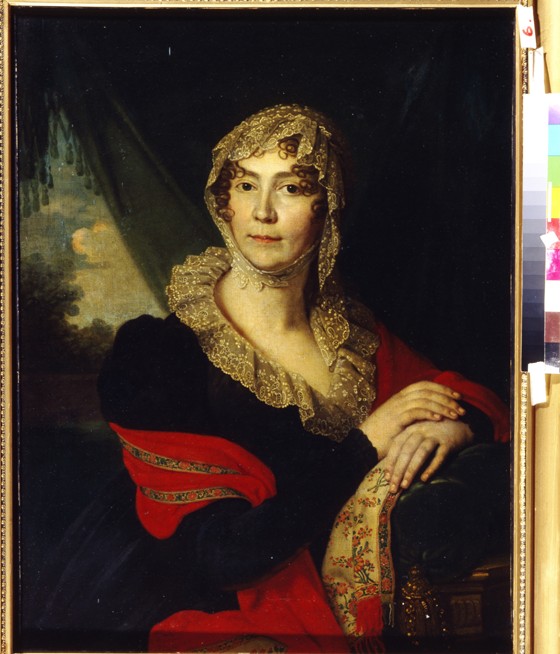 Portrait of Princess Natalia Alexandrovna von Buxhoeveden (1758-1808), née Alexeyeva od Wladimir Lukitsch Borowikowski