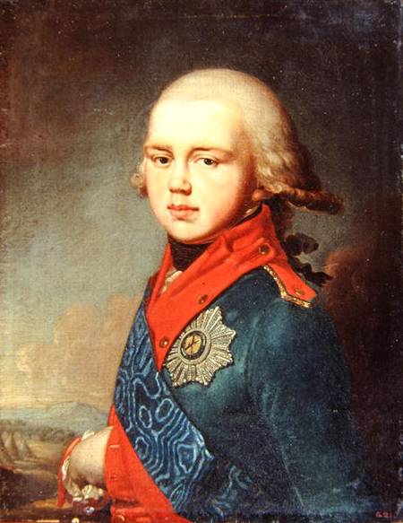 Portrait of Grand Duke Konstantin Pavlovich (1779-1831) od Wladimir Lukitsch Borowikowski