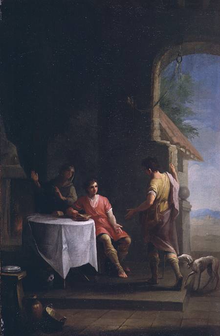 Esau selling his Birthright to Jacob od Zacarias Gonzalez Velazquez