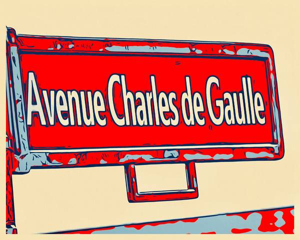 Paris, Avenue Charles de Gaulle od zamart